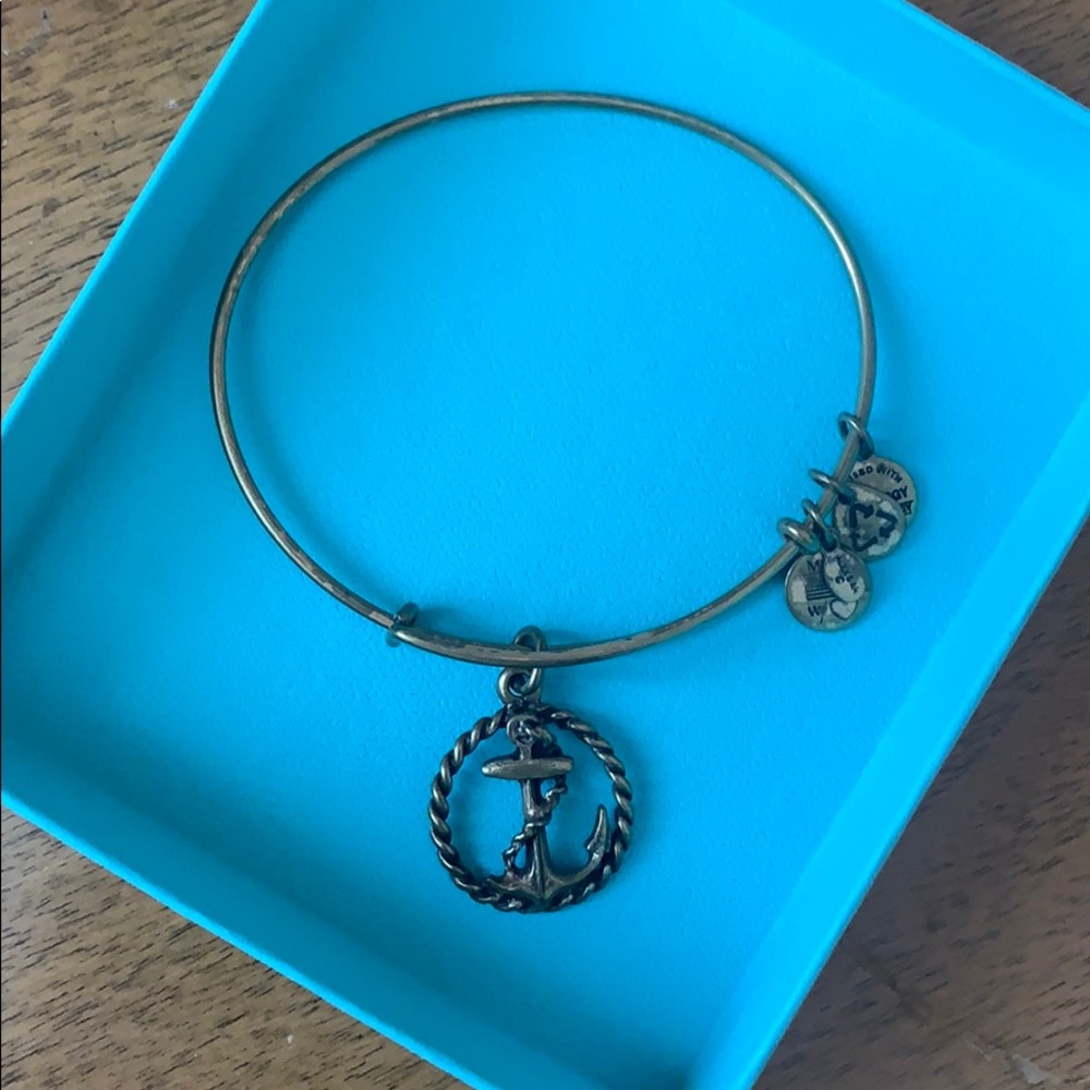 Alex and Ani anchor bracelet